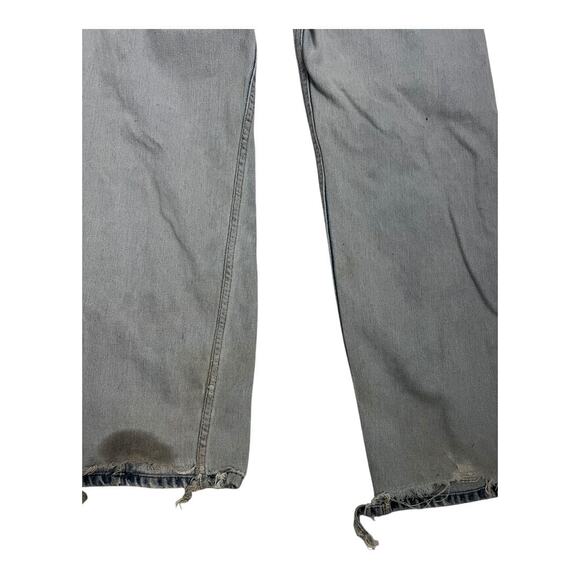 Levi's Mens Jeans 550 Relaxed Distressed destroyed Grunge Thrashed 34x34 - Picture 6 of 8